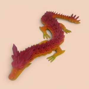 Кристальный дракон — декоративная 3D-печатная фигурка